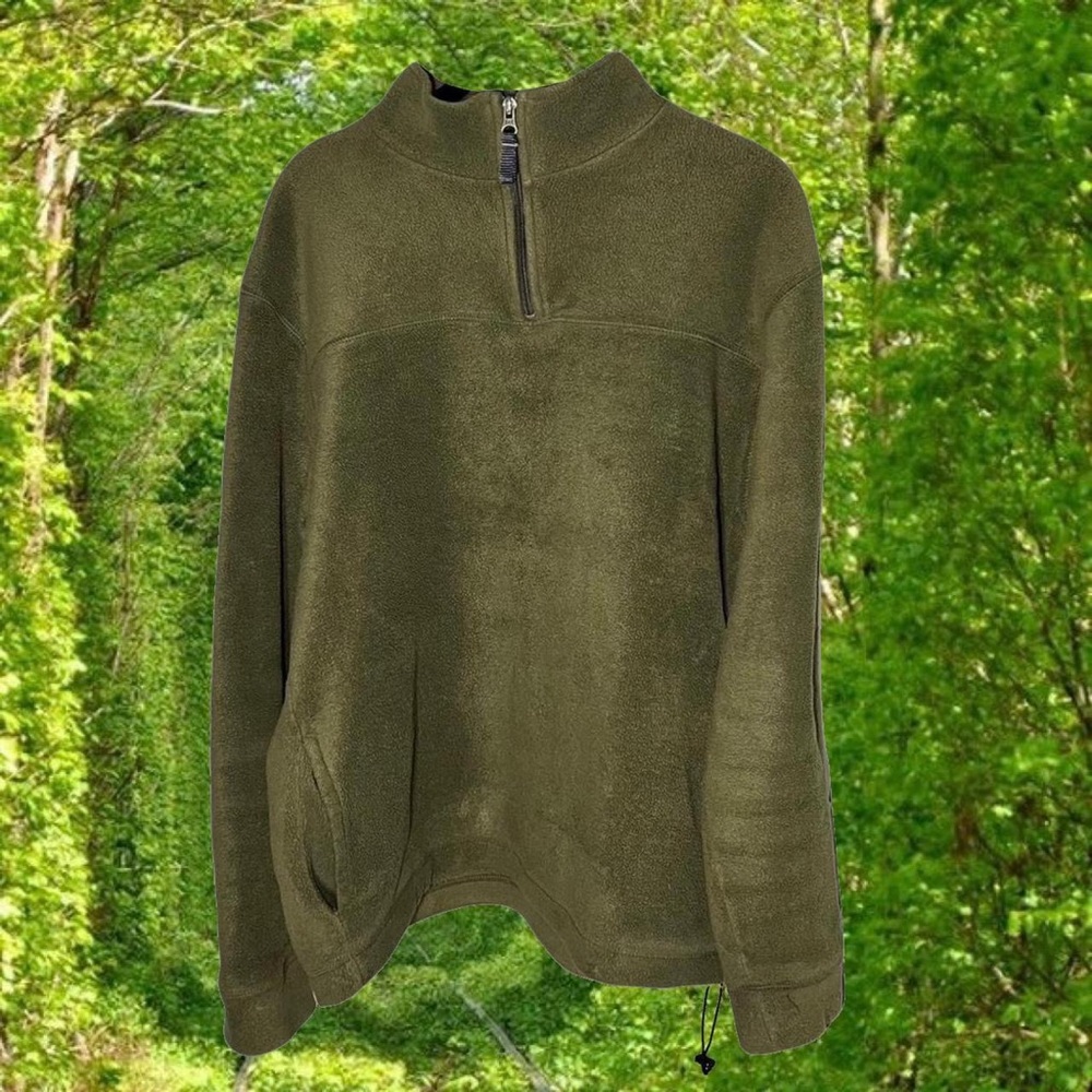 Vintage Moss Colored Gap Fleece Perfect For Fall Size M